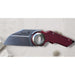Sleipnir folding knife in Black-Red, open
